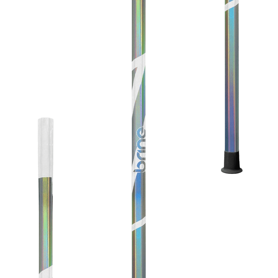 Brine Krown Pro LE Carbon Handle Women's Shaft Brine - L - KPCRB3 - RCH Rainbow Chrome Lax.com