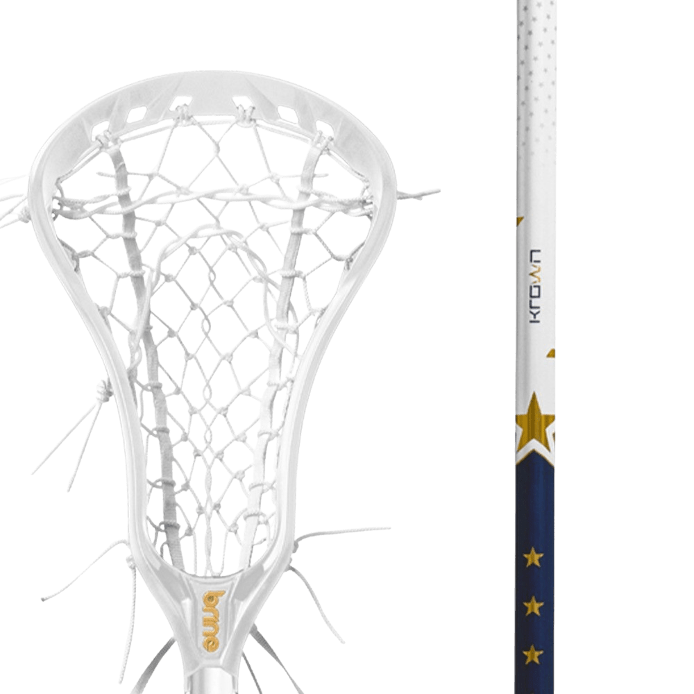 Brine Krown Pro LE U.S.A. Complete Stick Women's Complete Sticks Brine - L - KPRWB3 - RWB USA Lax.com