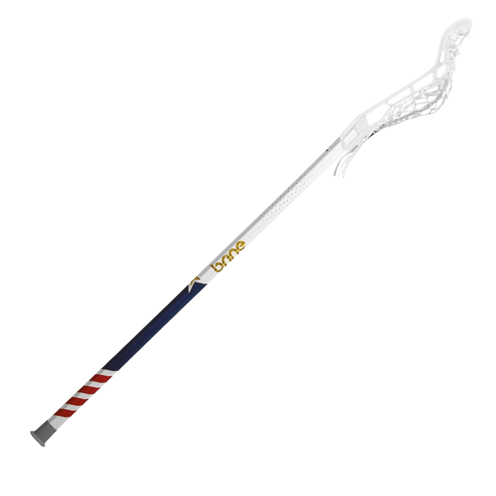 Brine Krown Pro LE U.S.A. Complete Stick Women's Complete Sticks Brine - L - KPRWB3 - RWB USA Lax.com