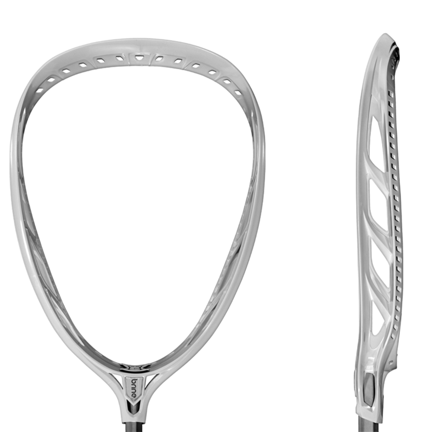 Brine Triumph Goalie Head Unstrung Goalie Head Brine - UTRI0 - WH White Lax.com