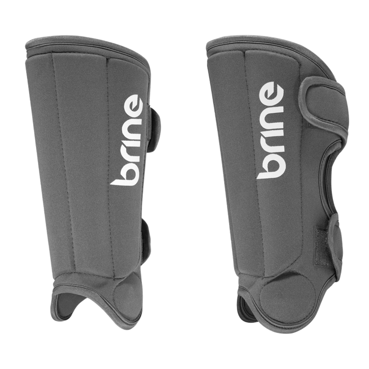 Brine Triumph Goalie Shin Pad Goalie Pants and Shin Pads Grey Lax.com