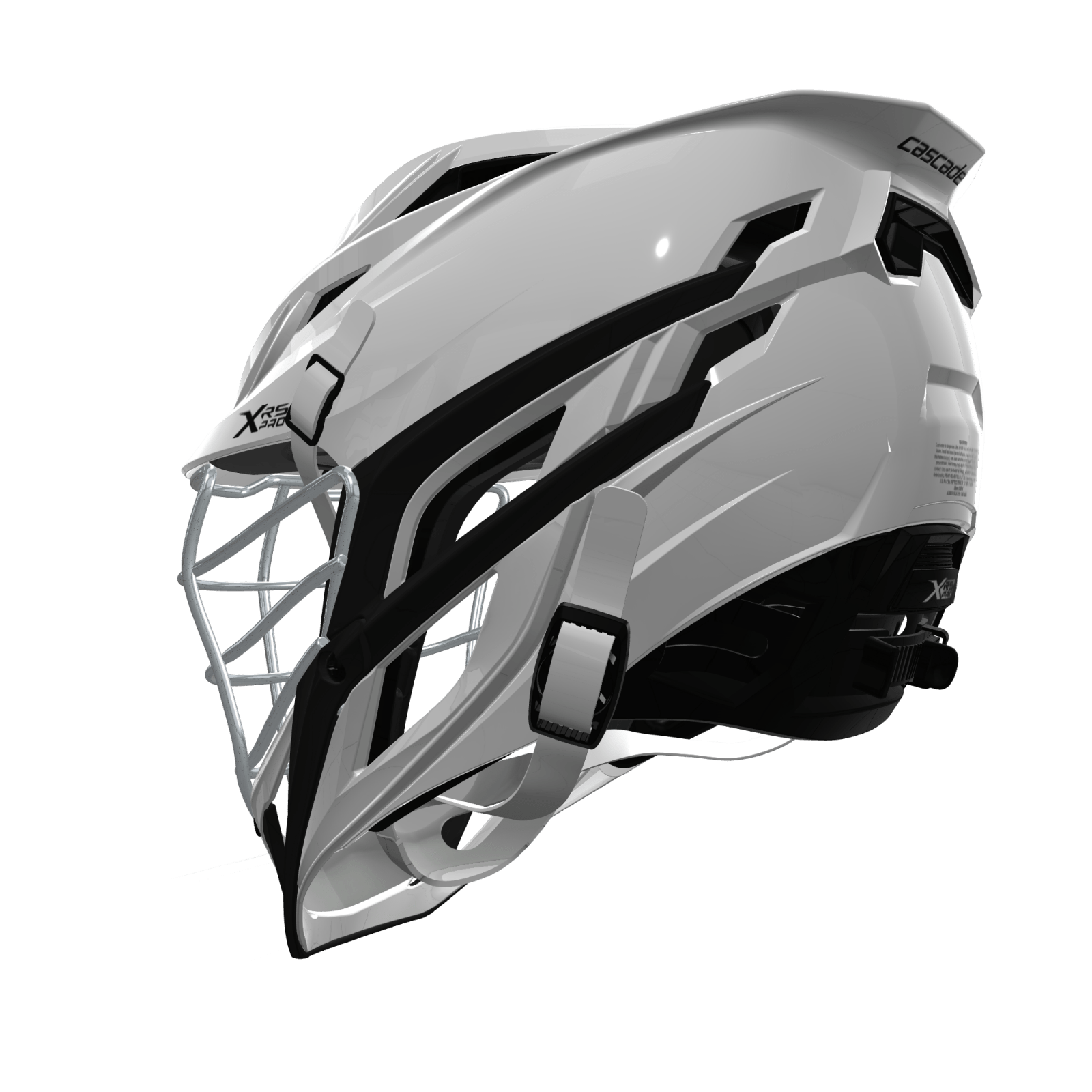 Cascade XRS Pro Stock Helmet - Quick Clip Helmet White Lax.com