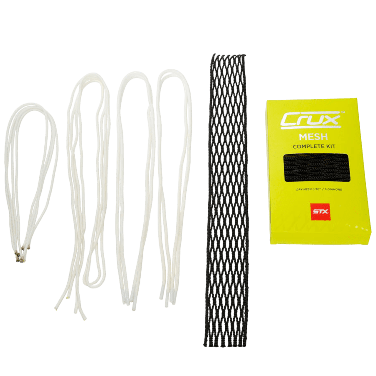 Crux Mesh Complete Kit Women's Stringing Supplies Black Lax.com