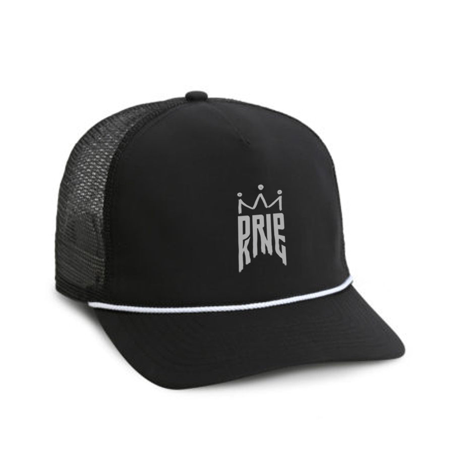 Drip King Mesh Cap Apparel Accessories Black Lax.com