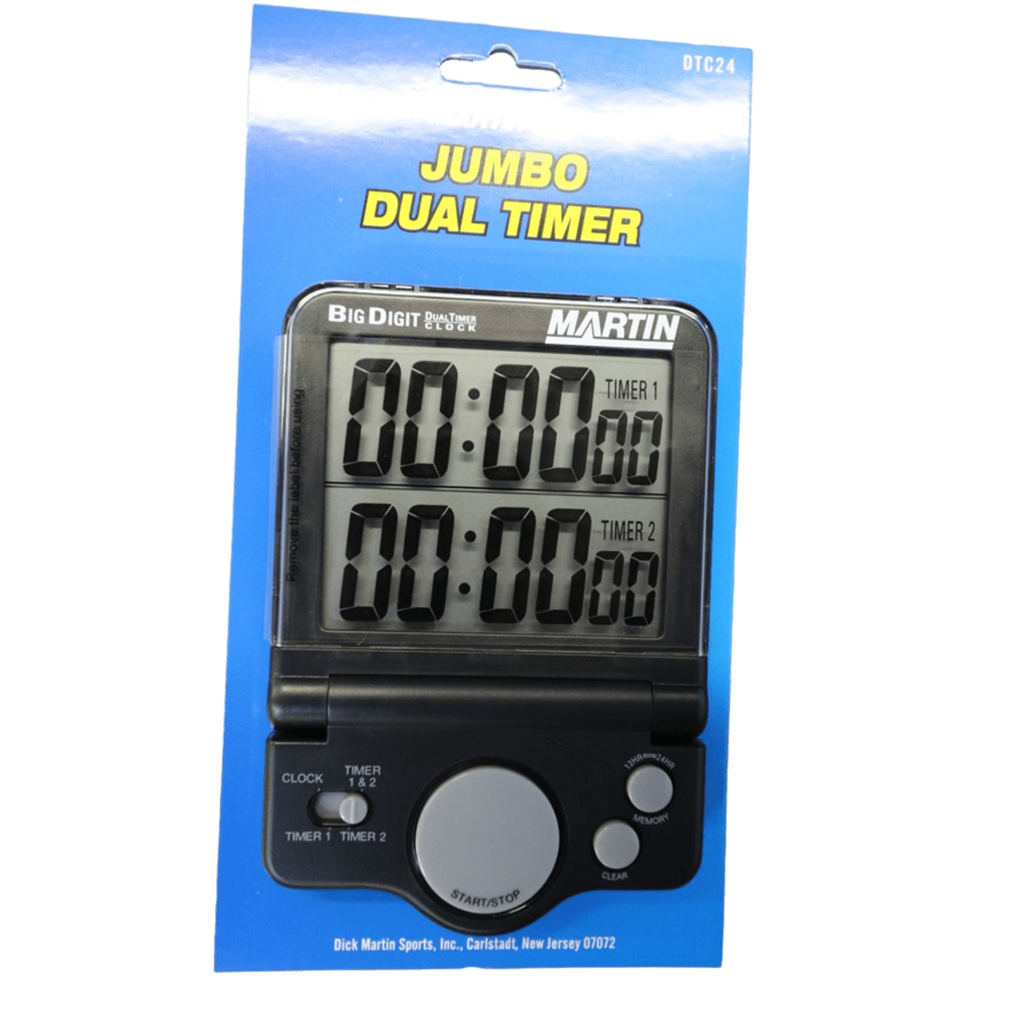 Duel Timer Clock Accessory Black Lax.com