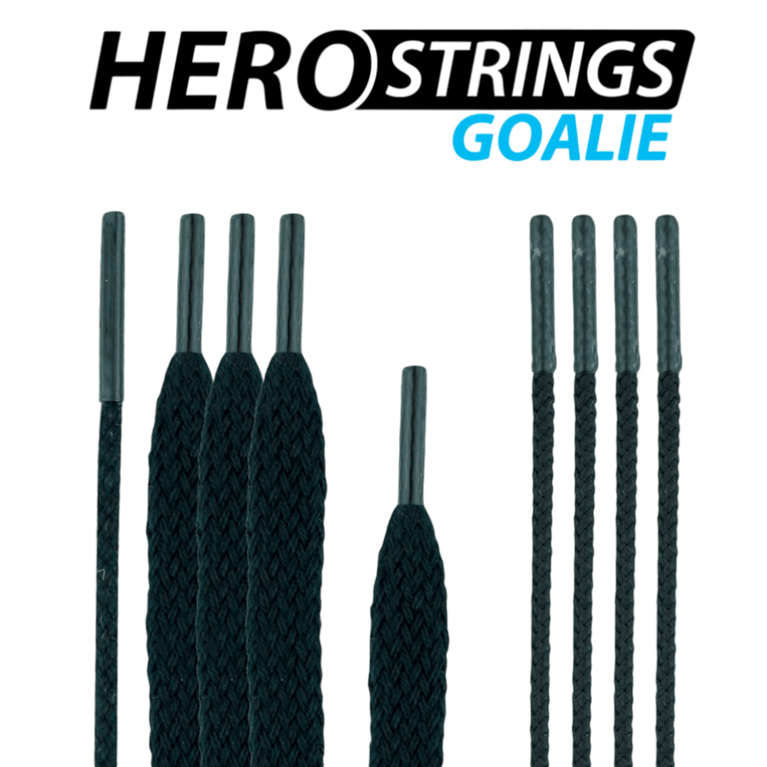 East Coast Dyes Goalie Hero Strings Men's Stringing Supplies ECD - GoalieStrings - BK Black Lax.com