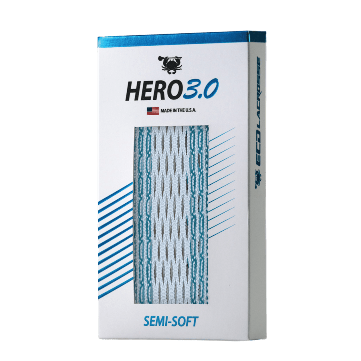 East Coast Dyes Hero 3.0 Striker Mesh Men's Stringing Supplies Ecd - Hero3Striker - CB Carolina Lax.com