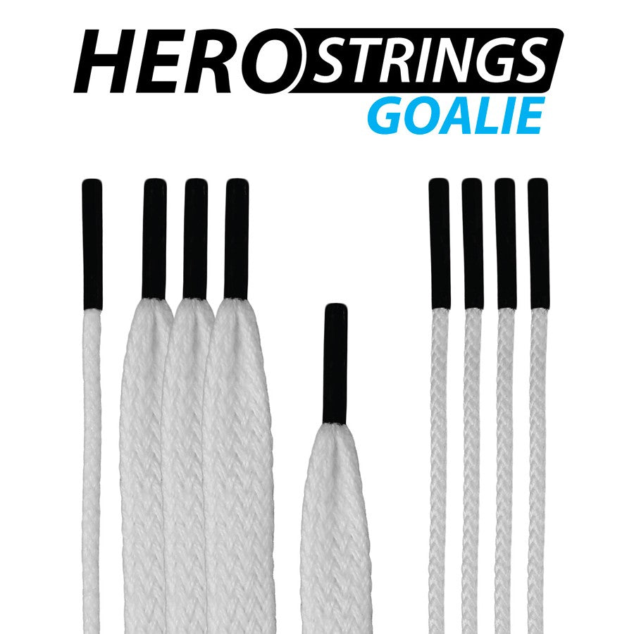 ECD 12D Hero Semi Hard Goalie Mesh Kit Men's Stringing Supplies White Lax.com