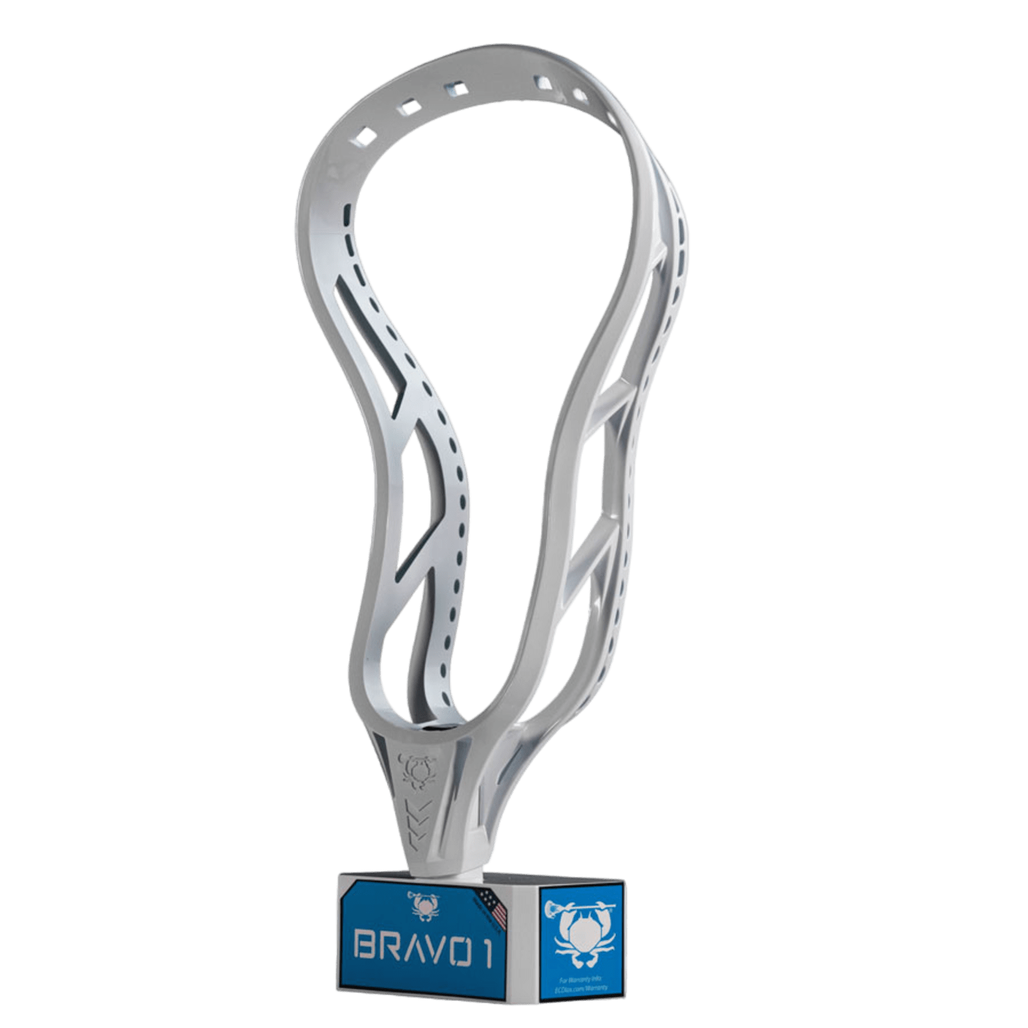 ECD Bravo1 Men's Head White Lax.com