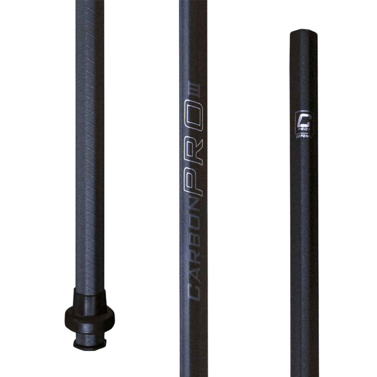 ECD Carbon Pro 3.0 - Defense Men's Shaft ECD - CP3Defense - BK Black Lax.com