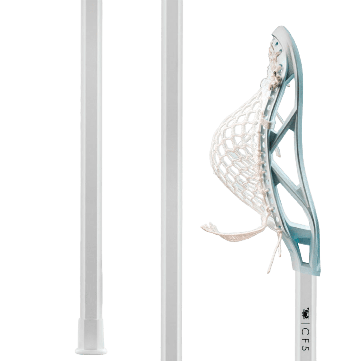 ECD Rebel Defense CF5 Elite Complete Stick Men's Complete Sticks White Lax.com