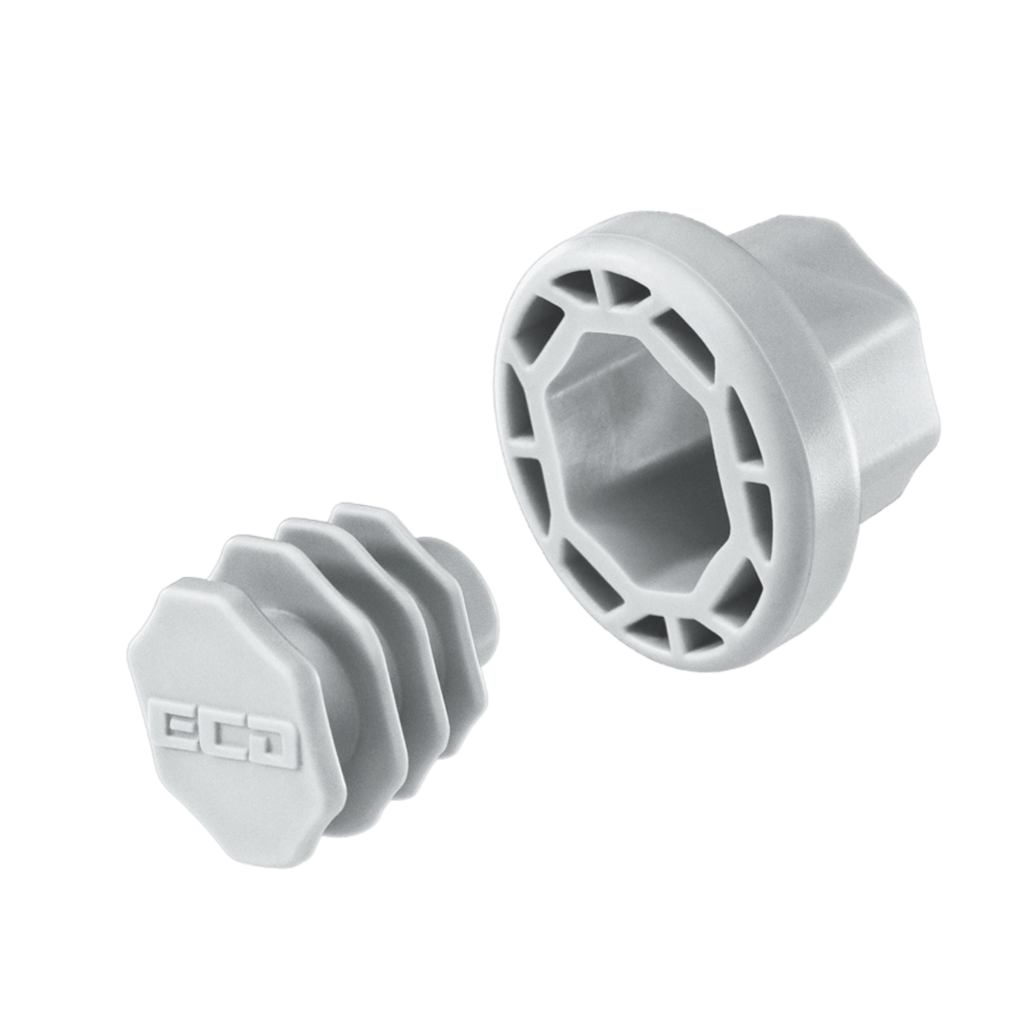 ECD Sliding End Cap End Cap ECD - SEC - WH White Lax.com