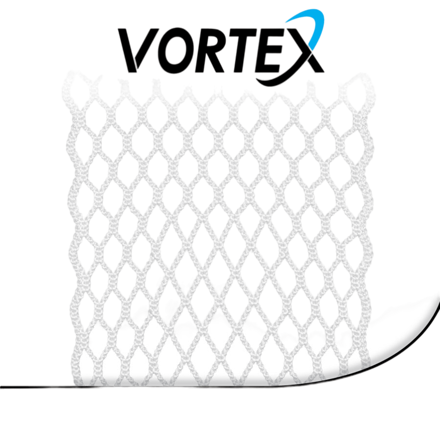 ECD Vortex Semi Soft Lacrosse Mesh Men's Stringing Supplies White Lax.com