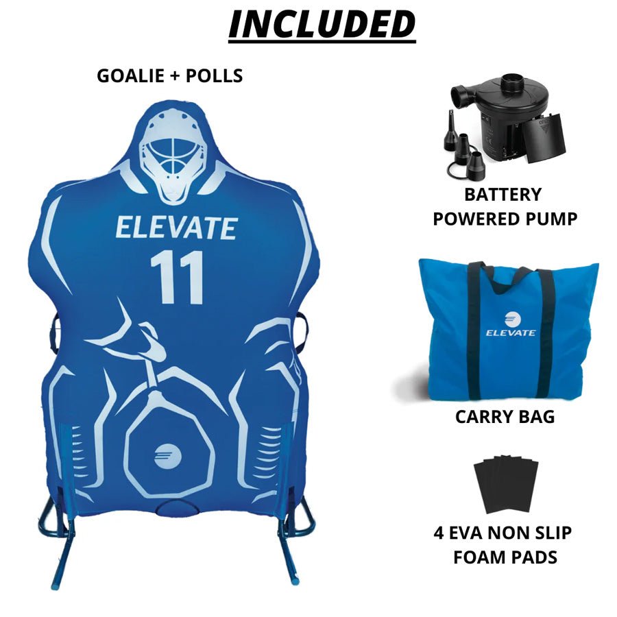 Elevate Sports 11th Man Box Goalie Training Equipment Lax.com