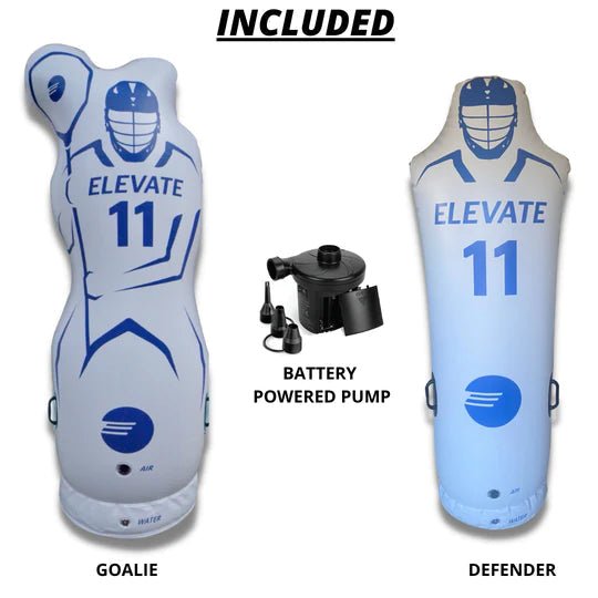 Elevate Sports 11th Man Pack - Goalie + Defender Lacrosse Dummy Pack Training Equipment Lax.com