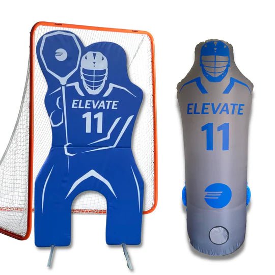 Elevate Sports 11th Man Pack - Goalie Elite + Defender Pro Lacrosse Dummy Pack Training Equipment Lax.com