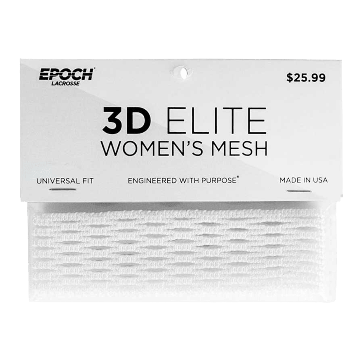 Epoch 3D Elite Mesh Women's Stringing Supplies Yellow Lax.com