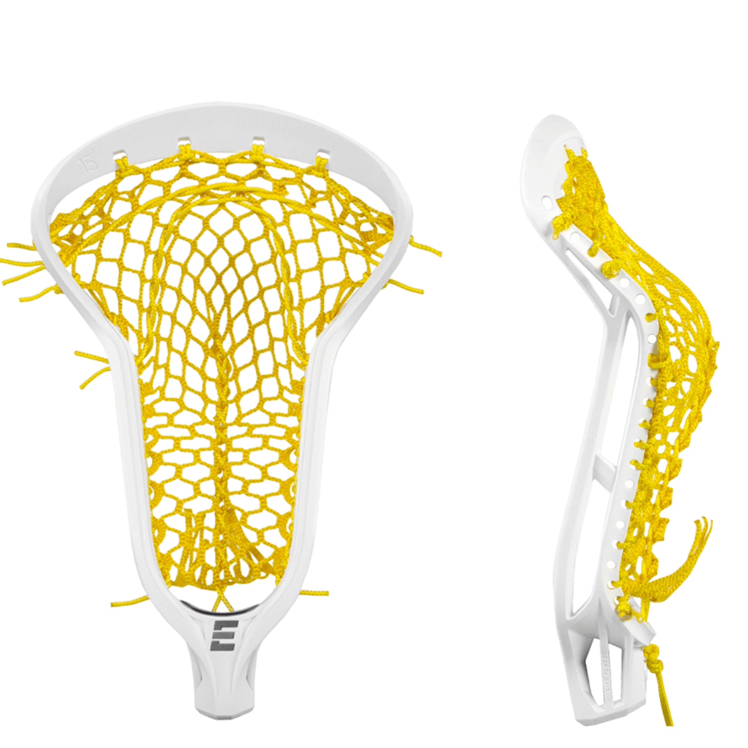 Epoch Purpose Strung w. Mesh Women's Head White/Yellow Lax.com