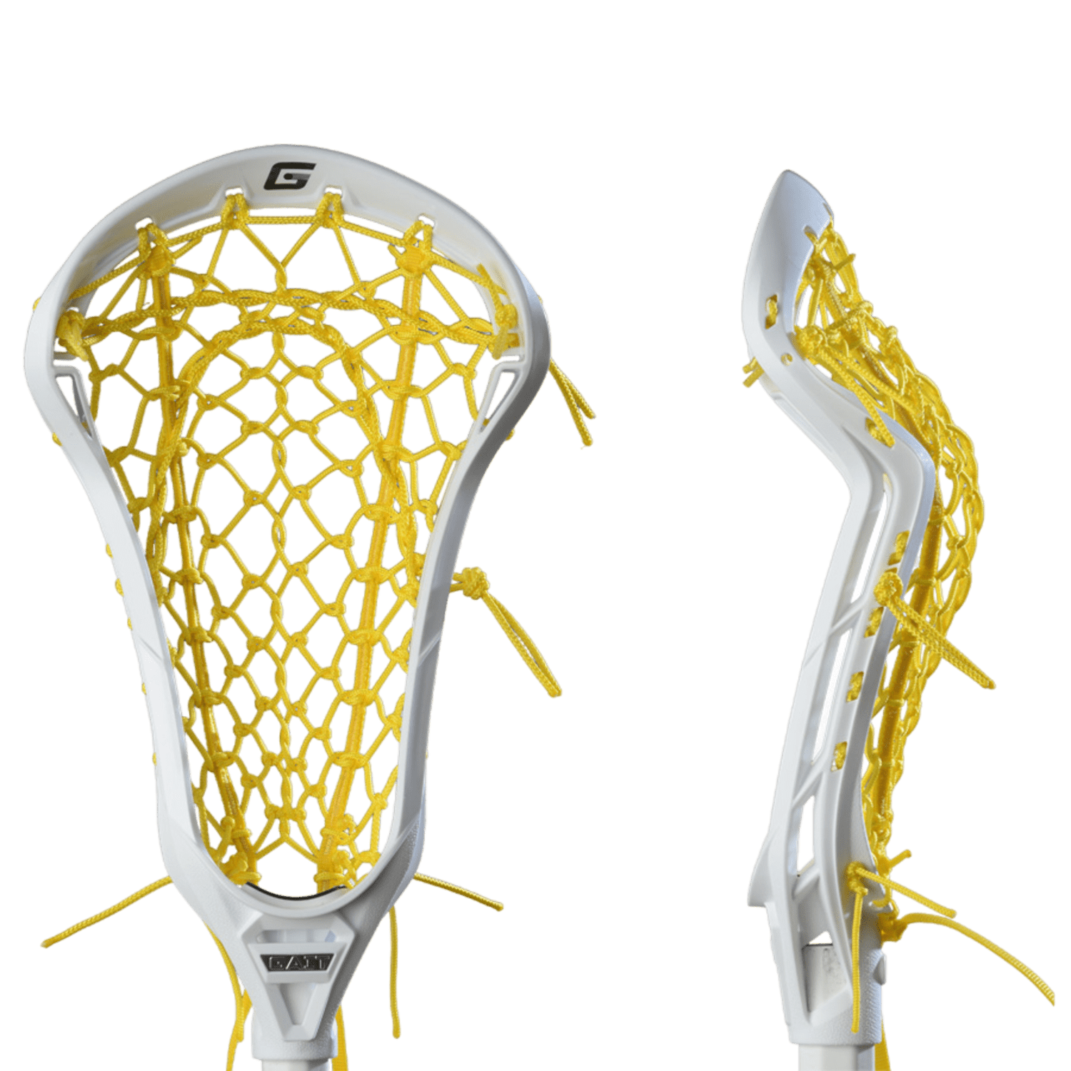 Gait Whip Complete Stick with Flex Mesh Women's Complete Sticks White/Yellow Lax.com