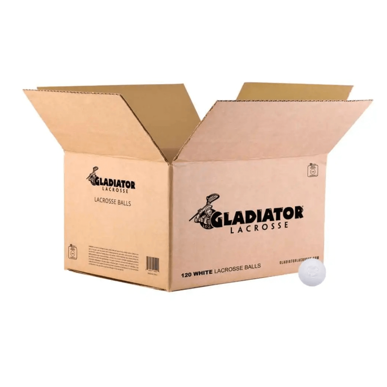 Gladiator Lacrosse Balls - Case of 120 Lacrosse Balls Orange Lax.com