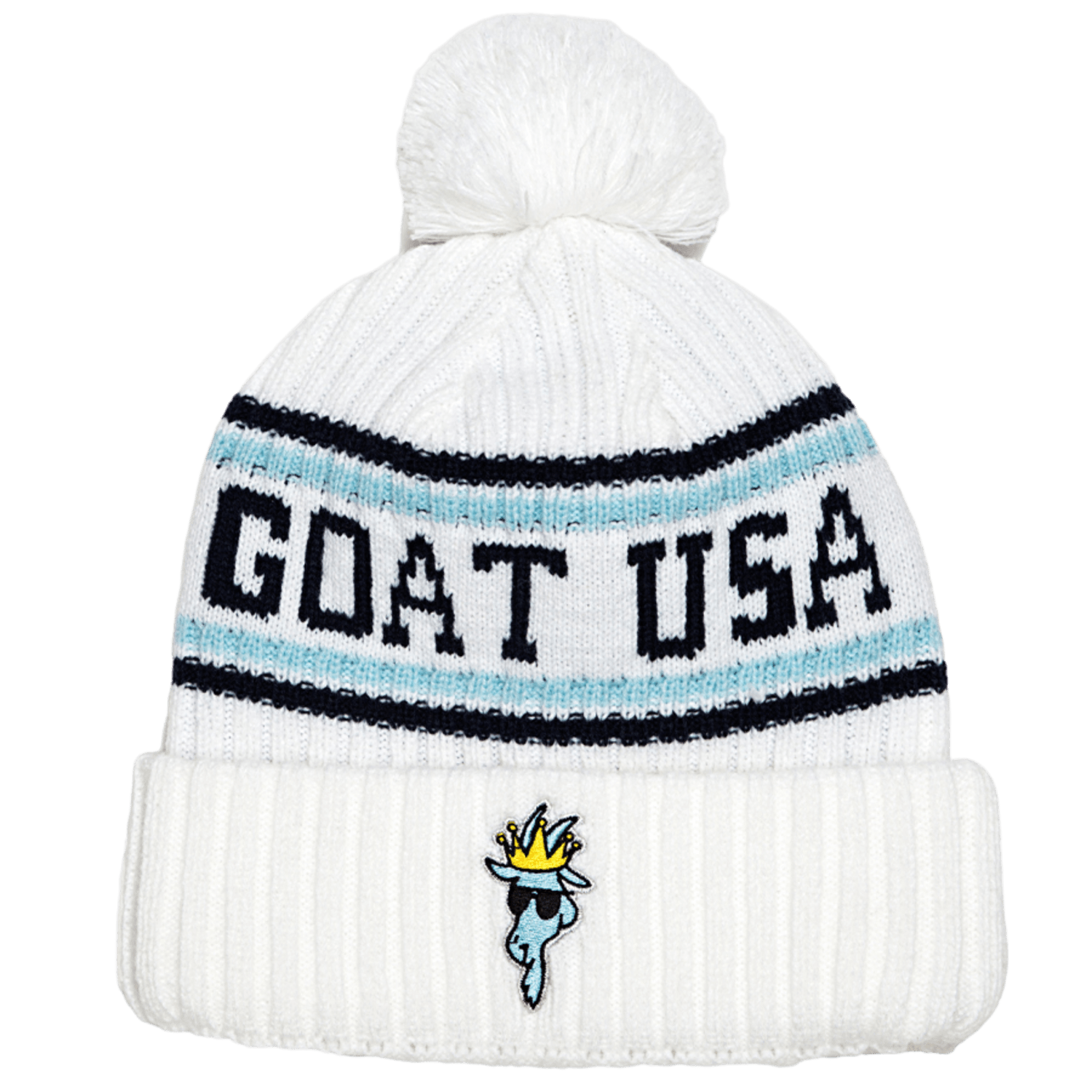 GOAT USA OG Winter Hat Apparel Accessories Goat - OGWinterHat - WH - OSFM White Lax.com