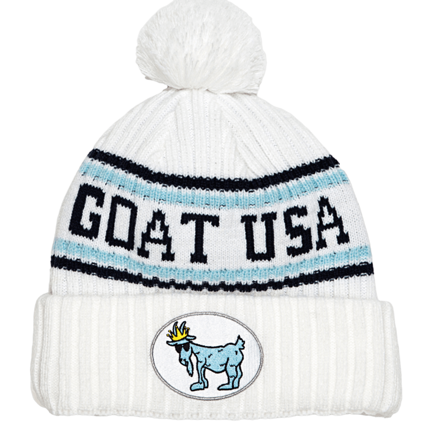 GOAT USA OG Winter Hat Apparel Accessories Goat - OGWinterHat - WH - OSFM White Lax.com