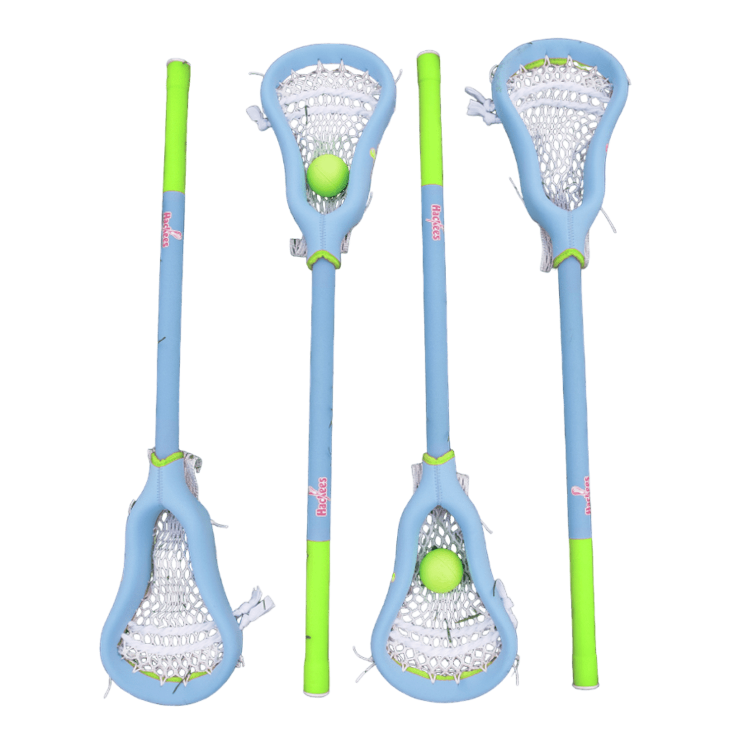 Hackees 4 Pack Game Set 2 v. 2 Training Equipment Lime Lax.com