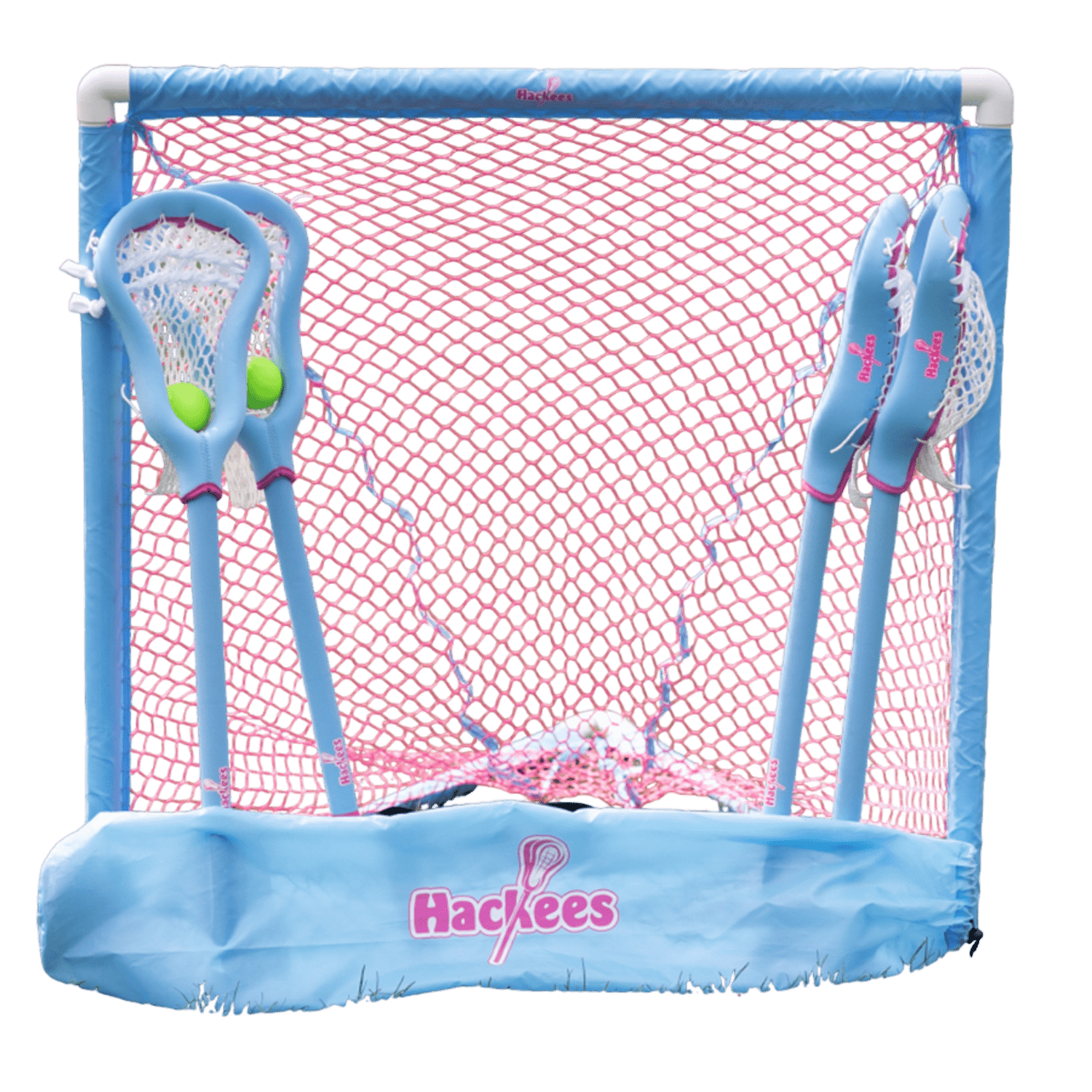 Hackees 4 Pack Game Set 2 v. 2 Training Equipment Lime Lax.com