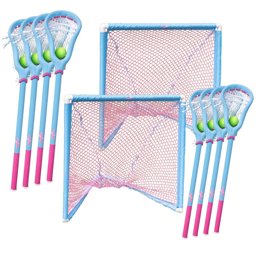 Hackees 8 Pack Game Set - 4 v. 4 Training Equipment Lime Lax.com