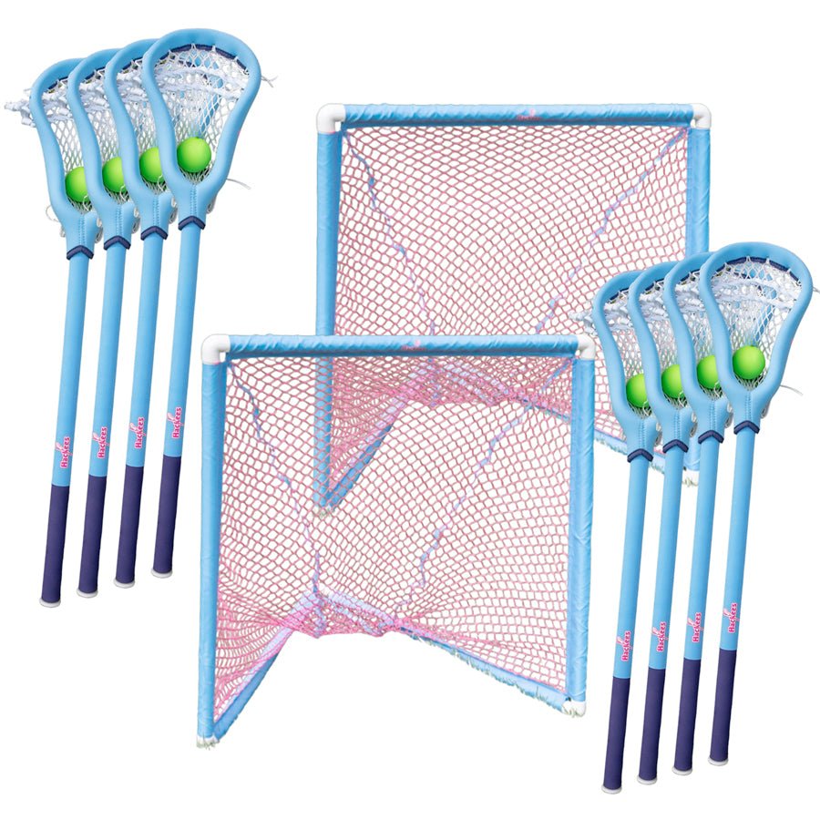 Hackees 8 Pack Game Set - 4 v. 4 Training Equipment Lime Lax.com