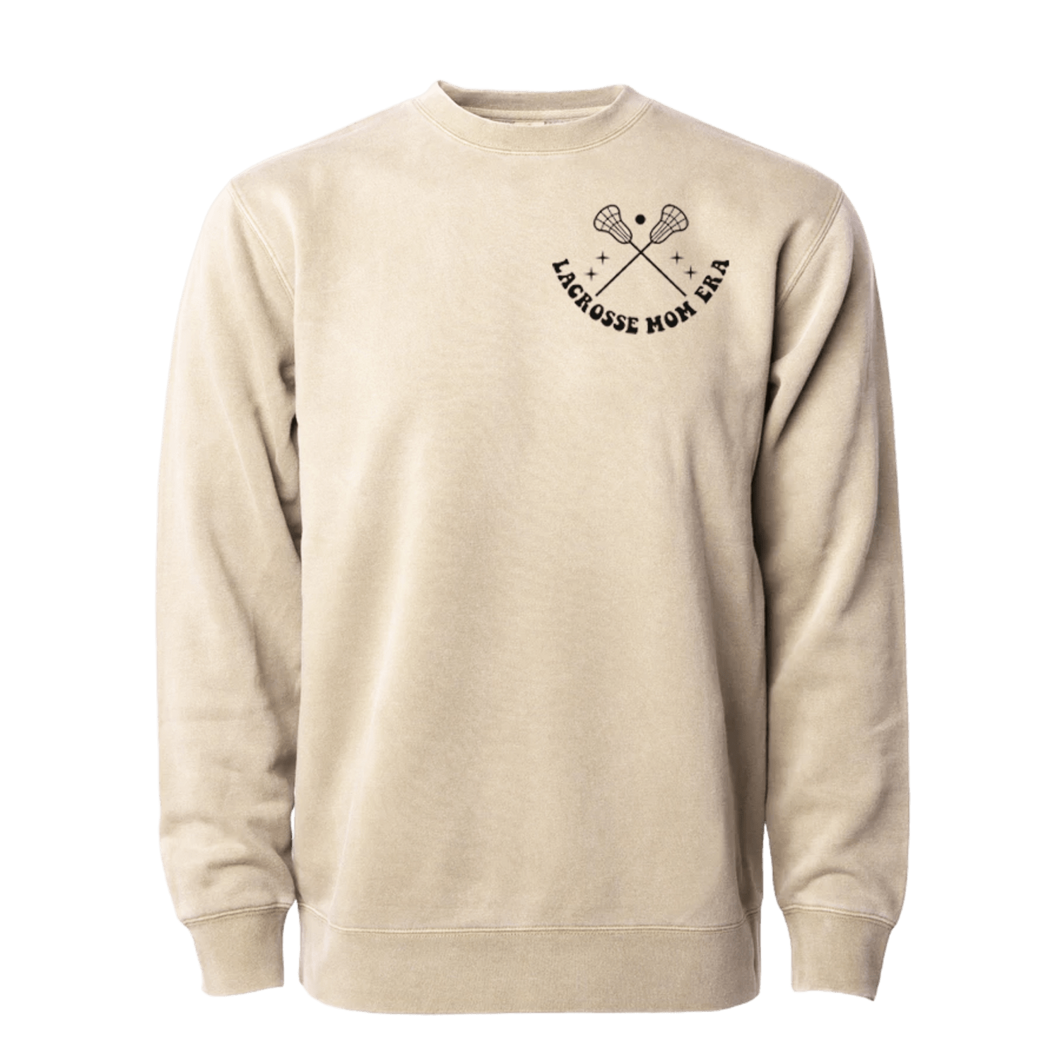 In My Lacrosse Mom Era Sweatshirt Apparel Tops Lax - MomEraTop - SD - L Sand Lax.com