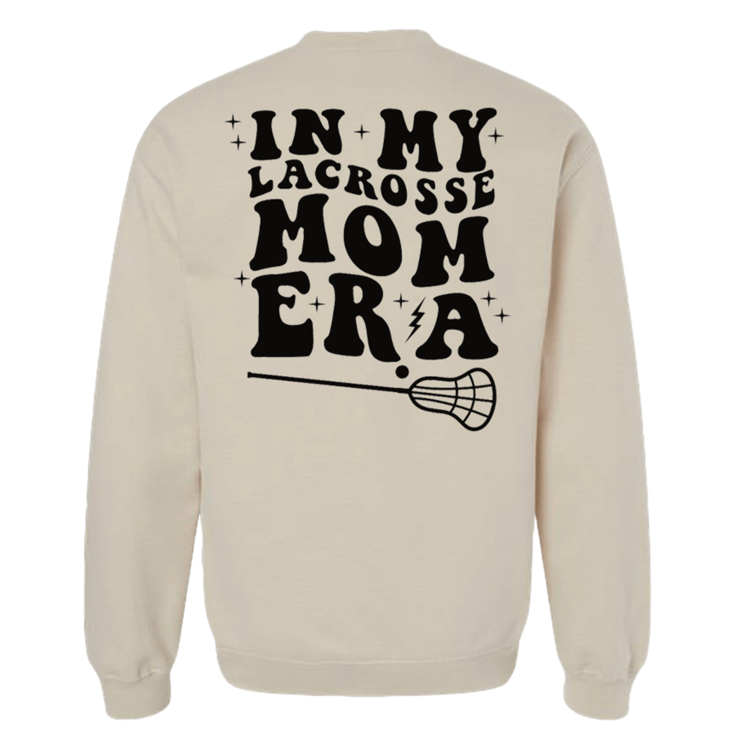 In My Lacrosse Mom Era Sweatshirt Apparel Tops Lax - MomEraTop - SD - XL Sand Lax.com