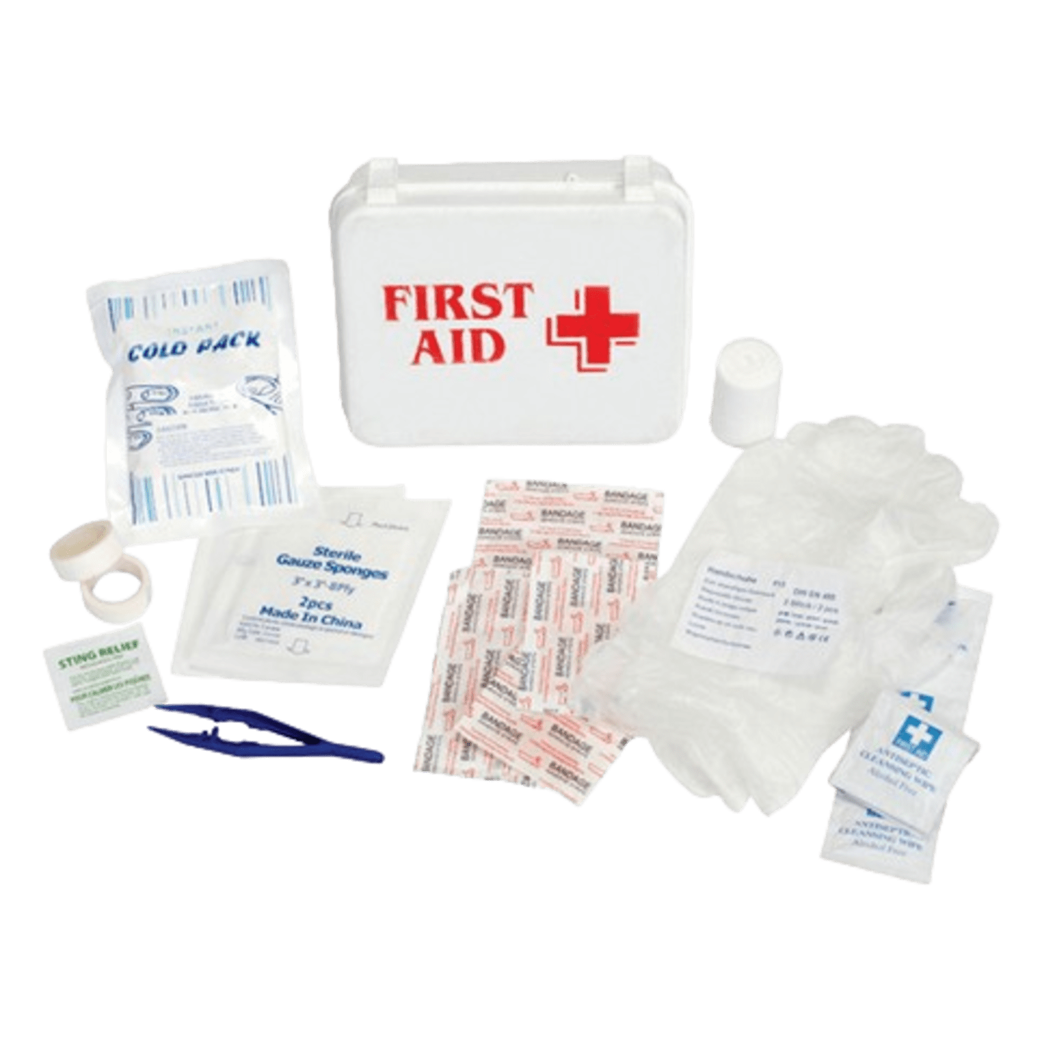 Lax.com First Aid Kit First Aid Kits LaxFirstAID - WH White Lax.com