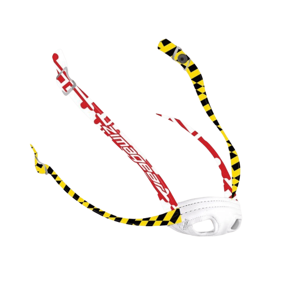 Lax.com Maryland Flag Lacrosse Chin Strap Helmet Accessory Red Lax.com