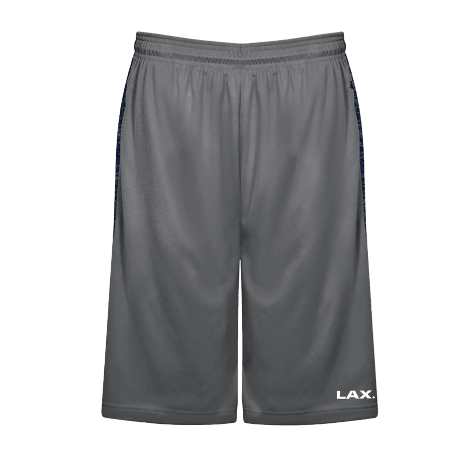 Lax.com Youth Panel Short Apparel Bottoms lax - ypanelshort - GY/NA - M Grey/Navy Lax.com