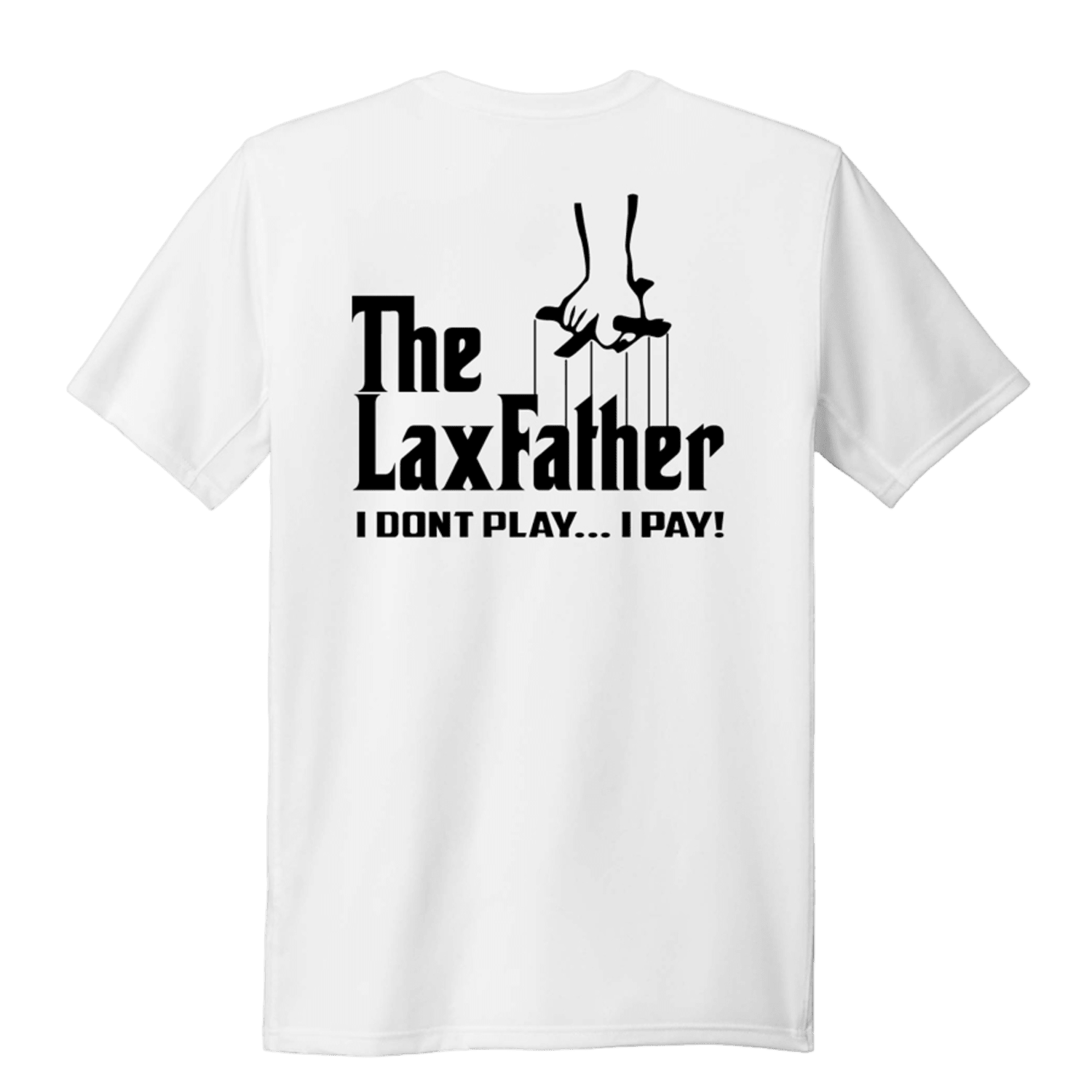 LaxFather Tee Apparel Tops Lax - LaxFatherTS - WH - XL White Lax.com