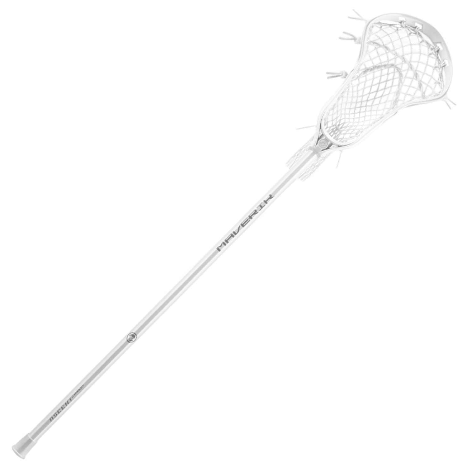 Maverik Ascent Carbon Complete Stick Women's Complete Sticks Mav - AscentCarbonCS - WH/WH White/White Lax.com