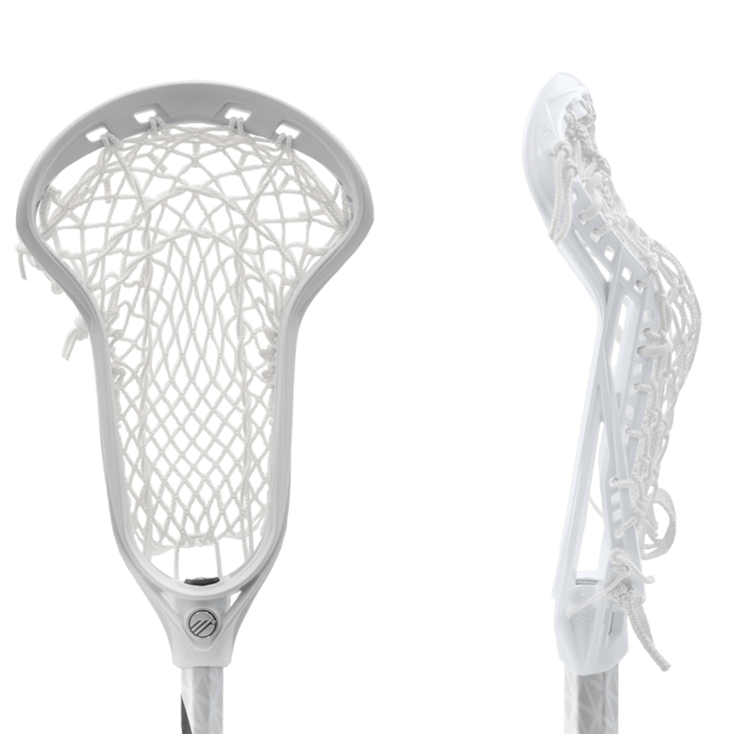 Maverik Ascent + Full Mesh Complete Stick Women's Complete Sticks Mav - Ascent+FMCS - WH/WH White/White Lax.com