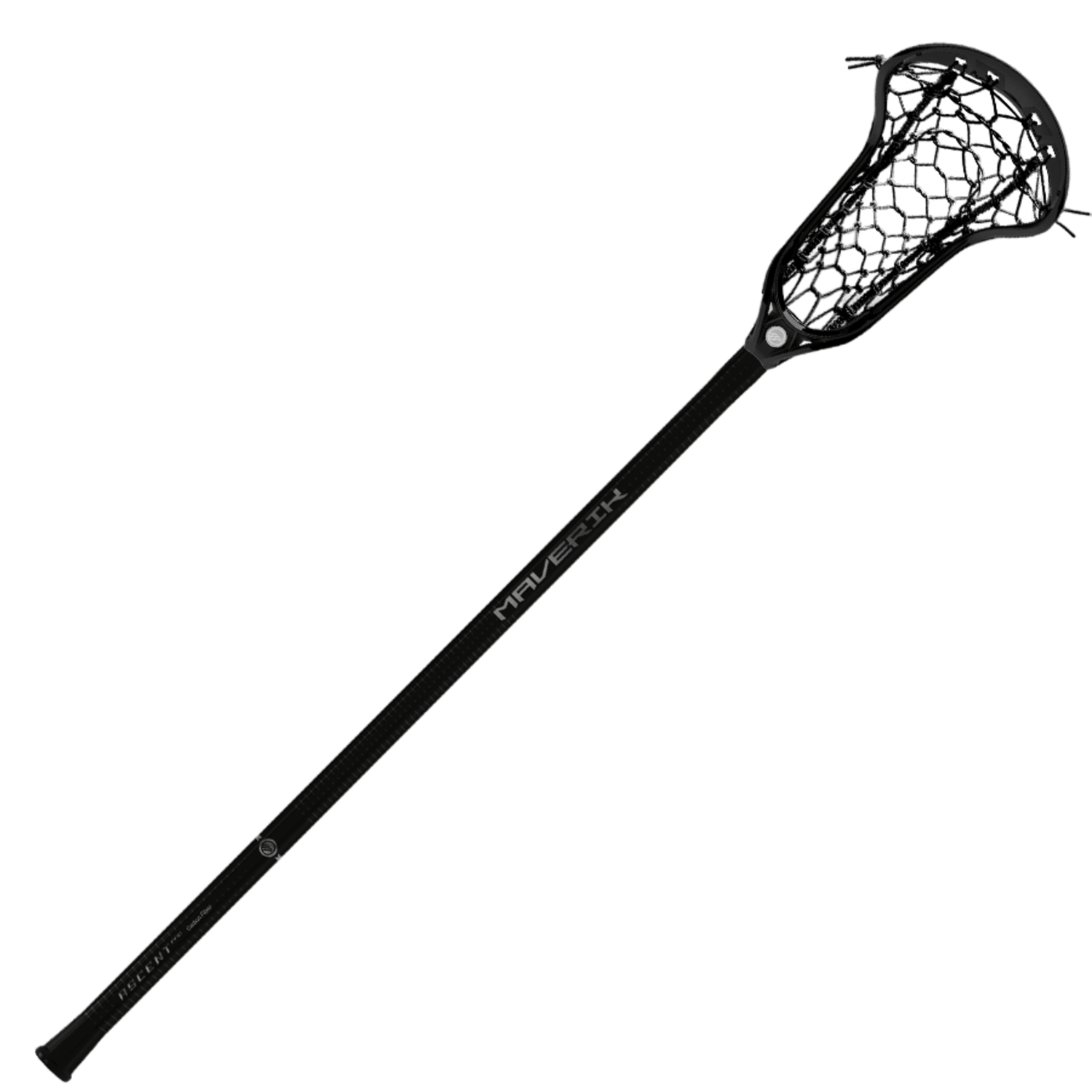 Maverik Ascent Pro Hex Complete Stick Women's Complete Sticks Mav - AscentProHexCS - BLK/BLK Black/Black Lax.com