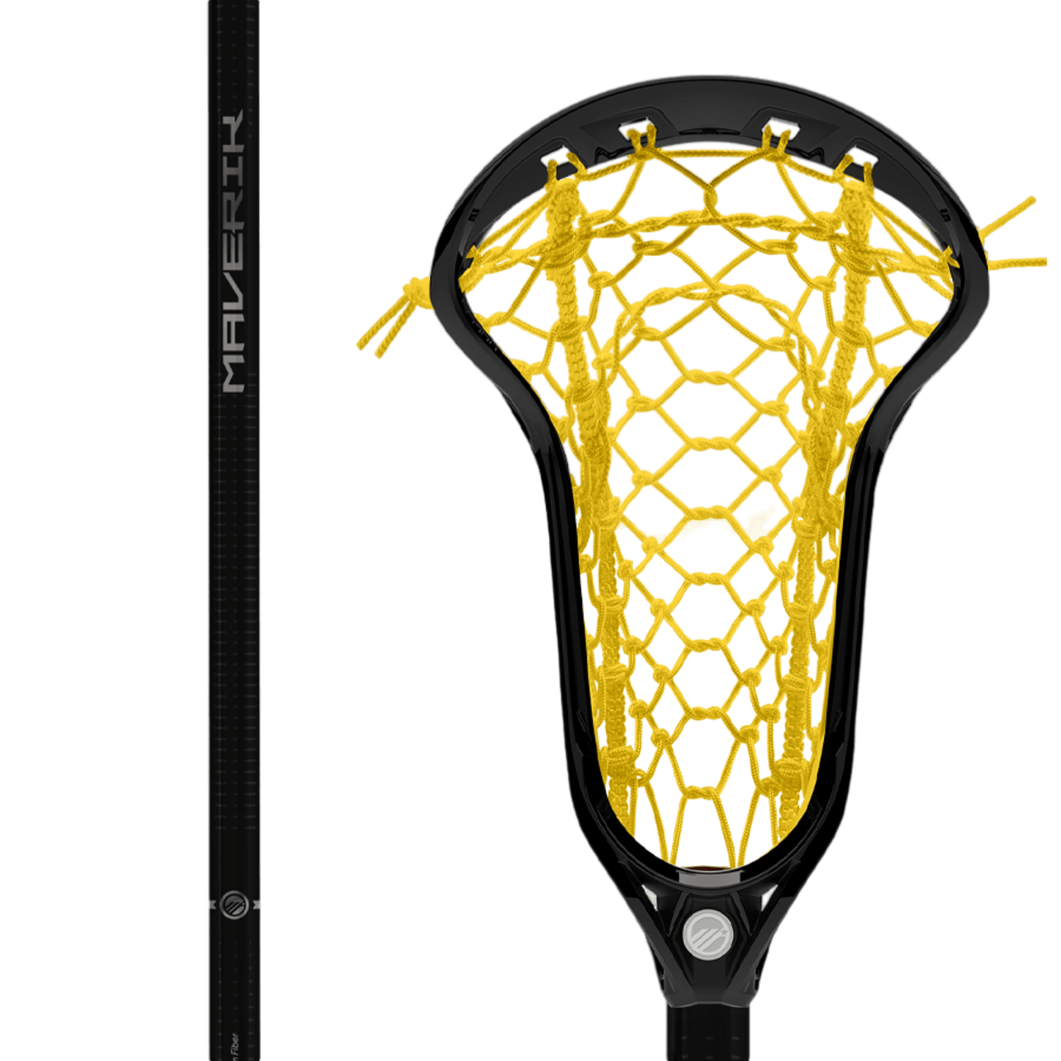 Maverik Ascent Pro Hex Complete Stick Women's Complete Sticks Mav - AscentProHexCS - BLK/BLK Black/Black Lax.com