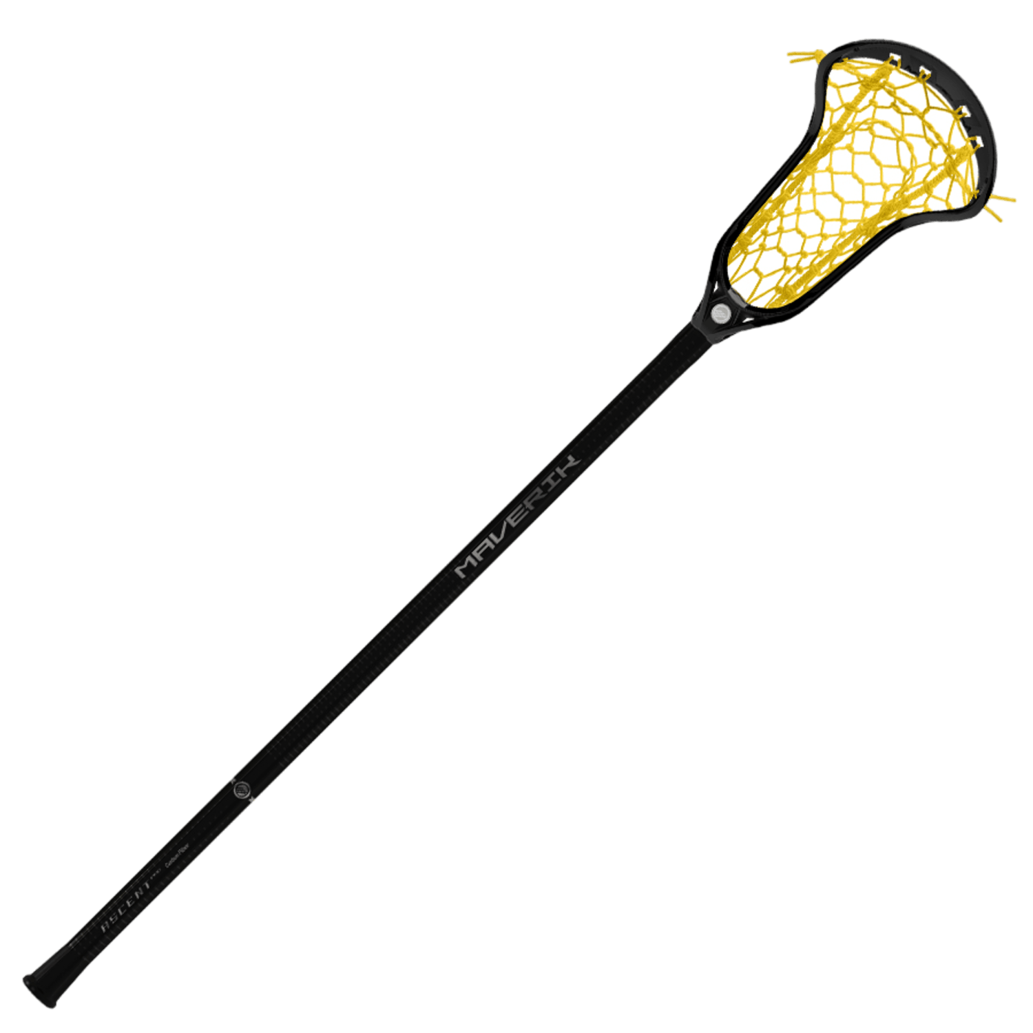 Maverik Ascent Pro Hex Complete Stick Women's Complete Sticks Mav - AscentProHexCS - BLK/BLK Black/Black Lax.com