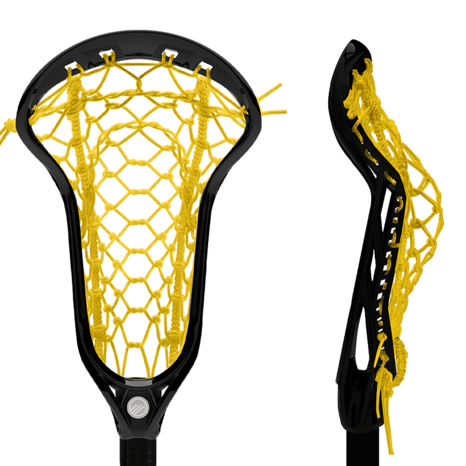 Maverik Ascent Pro Hex Complete Stick Women's Complete Sticks Mav - AscentProHexCS - BLK/BLK Black/Black Lax.com