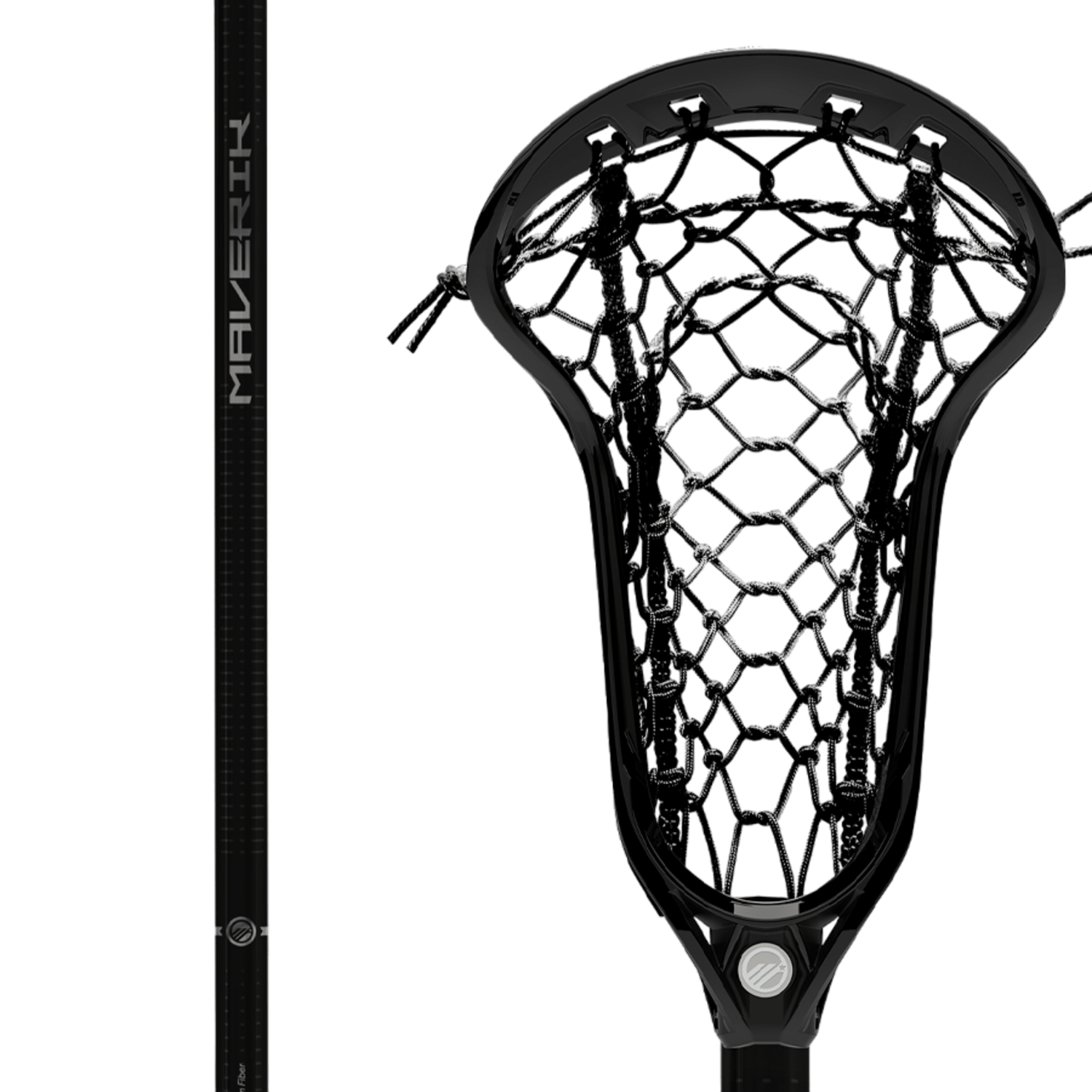 Maverik Ascent Pro Hex Complete Stick Women's Complete Sticks Mav - AscentProHexCS - BLK/BLK Black/Black Lax.com