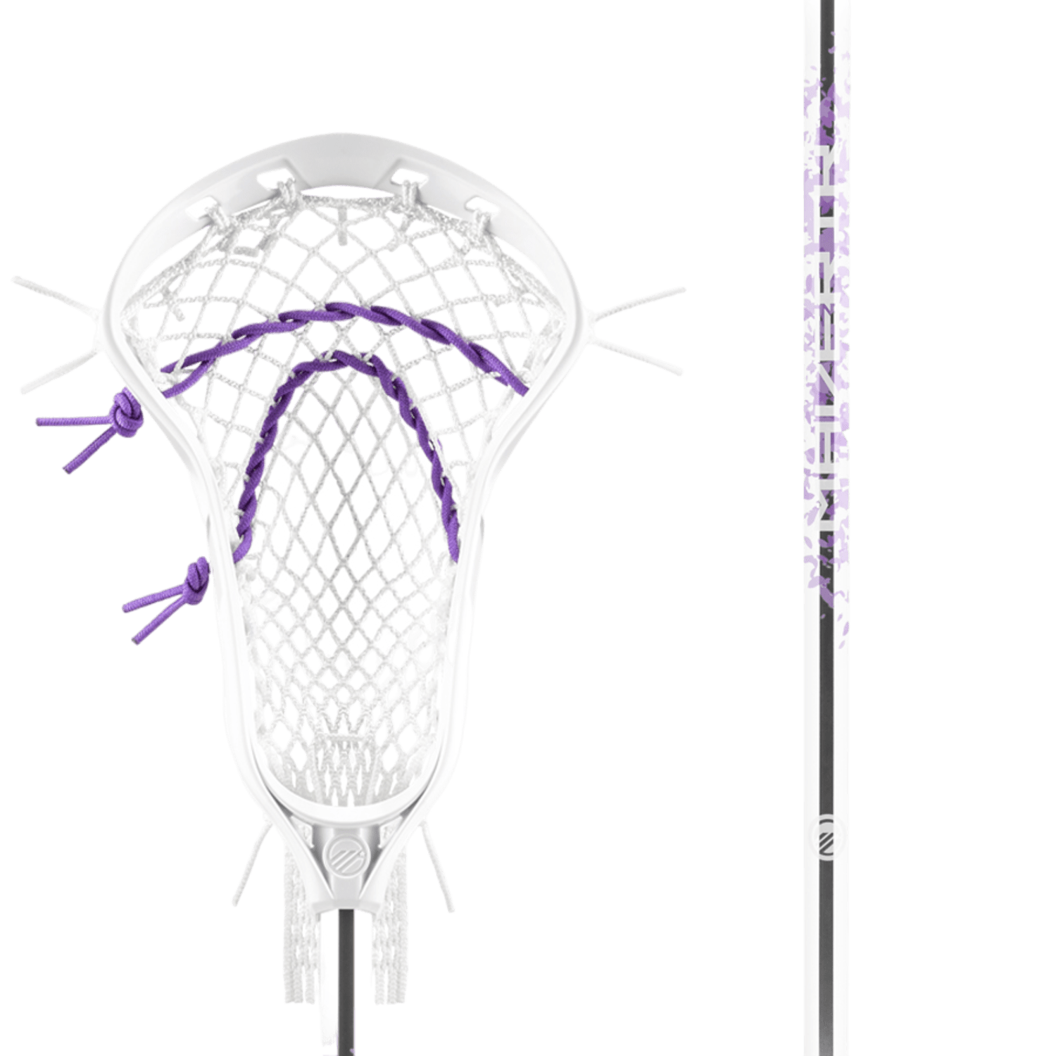 Maverik Ascent ST Complete Stick Women's Complete Sticks White/Purple Lax.com