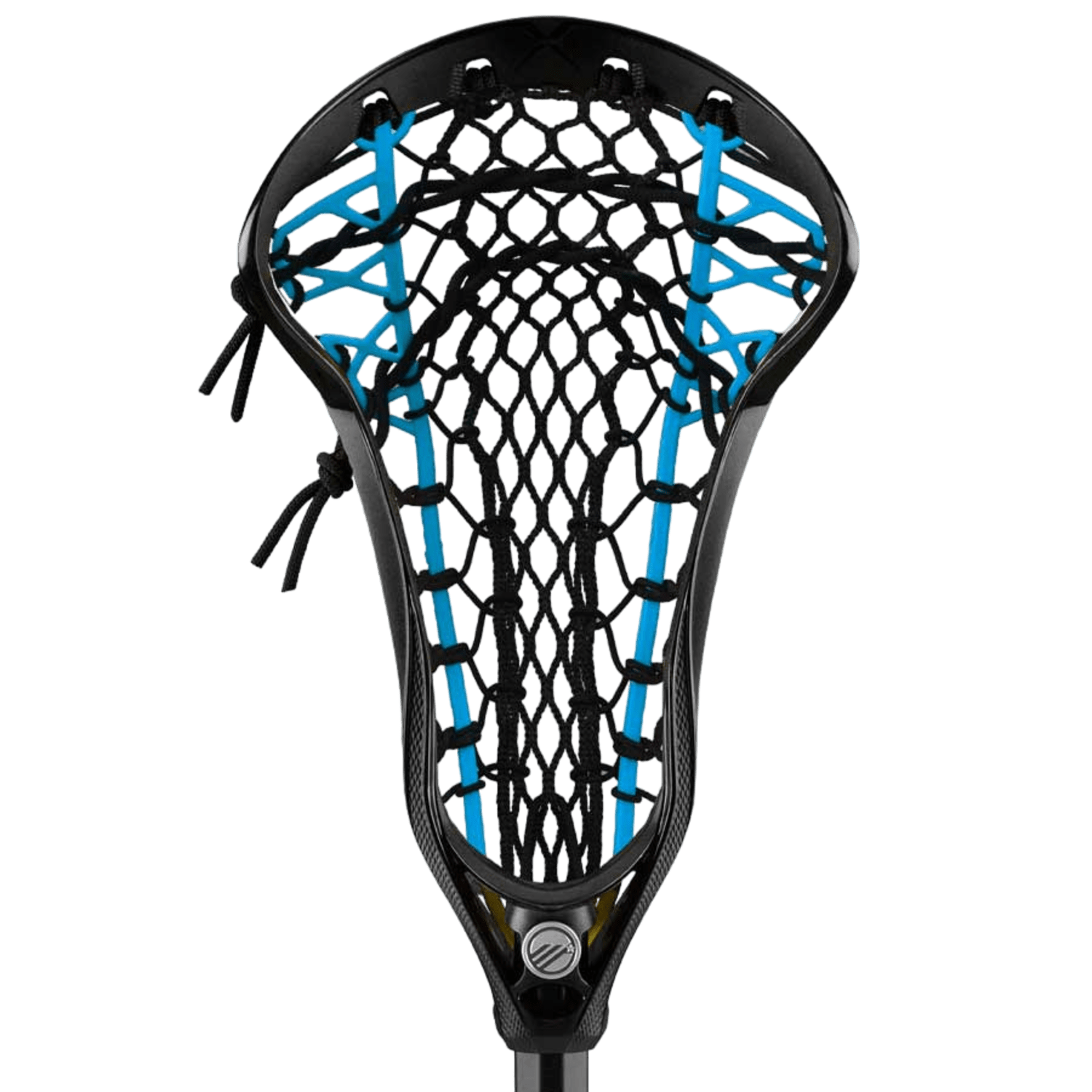 Maverik Axiom Head Strung with Vertex Mesh Women's Head Mav - AxiomMeshHDStrung - Bk/RY Black/Royal Lax.com