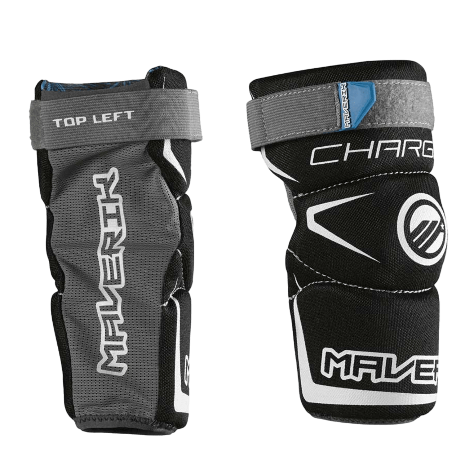 Maverik Charger Arm Pads Men's Arm Protection Mav - ChargerAPad - BK - XS Black Lax.com