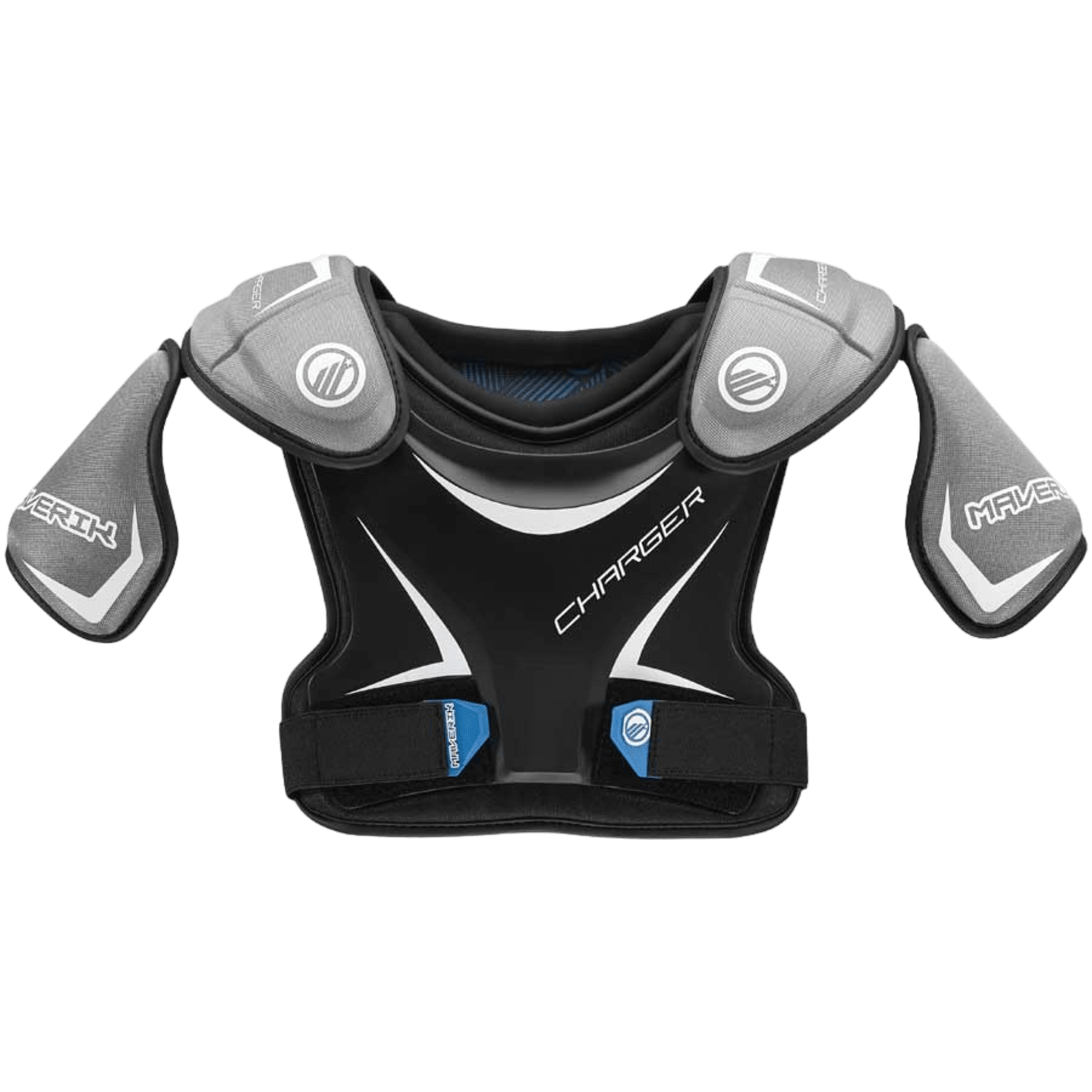 Maverik Charger EKG Shoulder Pad Shoulder Pads Mav - ChargerEKGSP - BK - XS Black Lax.com