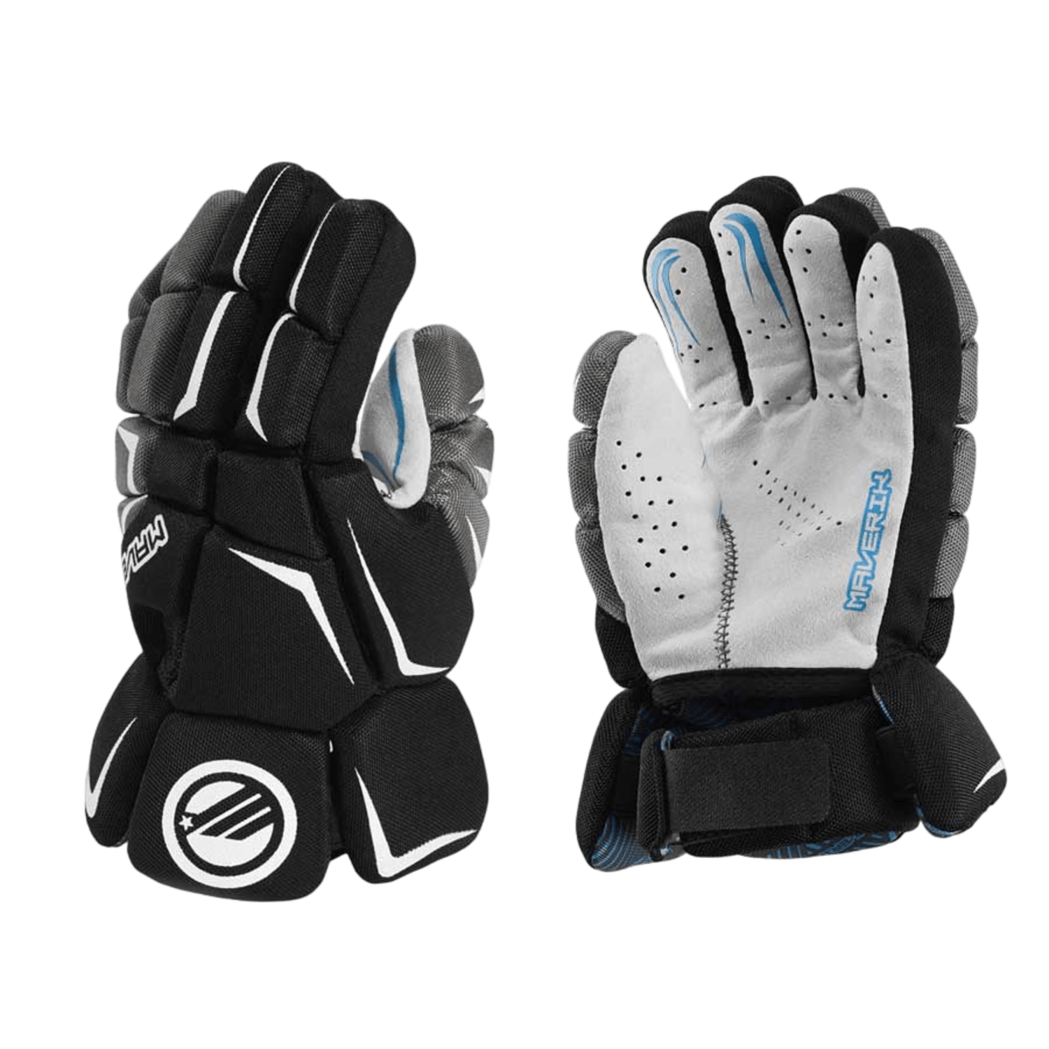 Maverik Charger Gloves Men's Gloves Mav - ChargerGlove - BK - XS Black Lax.com