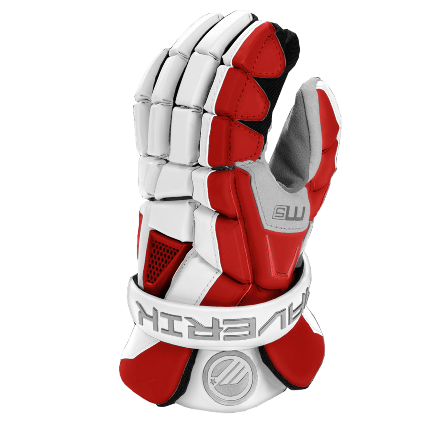 Maverik M5 Glove Men's Gloves Mav - M5GL - RD - L Red Lax.com