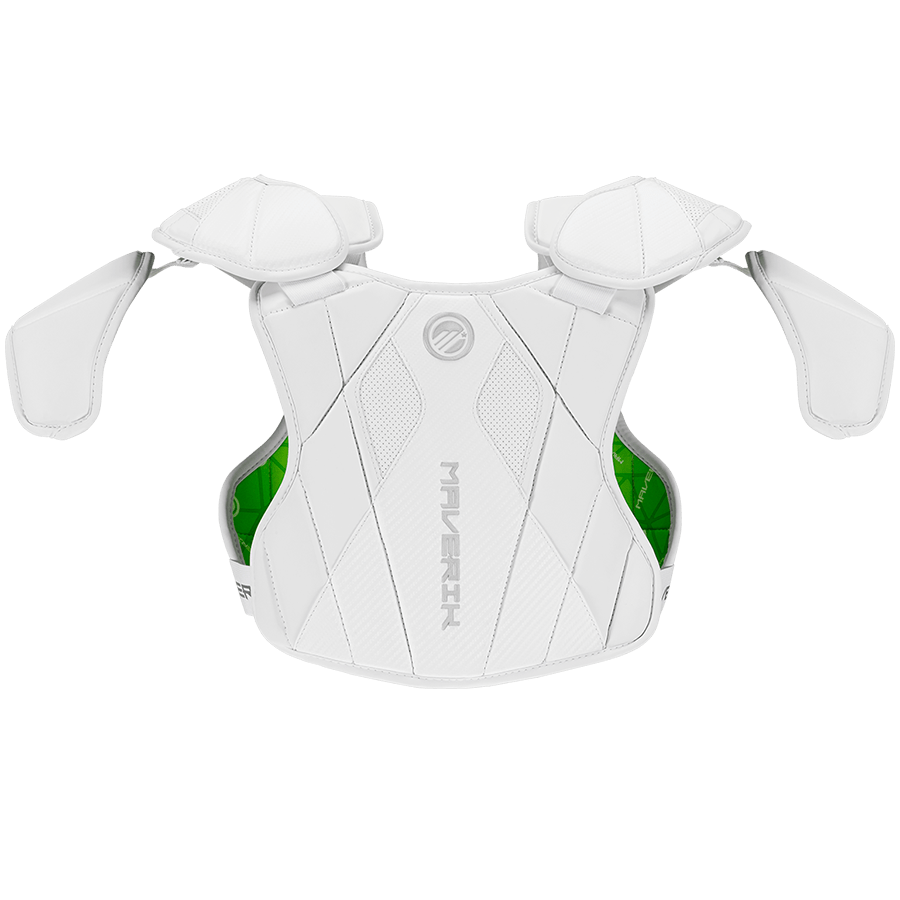 Maverik M6 EKG Shoulder Pad Shoulder Pads White Lax.com